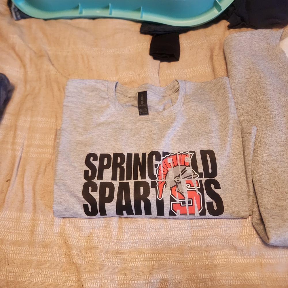 Springfield Spartans Gray T-Shirt